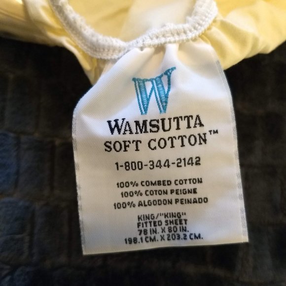 Wamsutta King yellow sheet set NWT - Picture 6 of 6